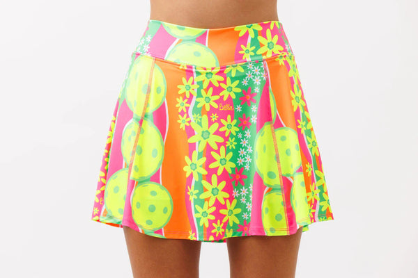 Pickleball Bella A-line Skort Daisy