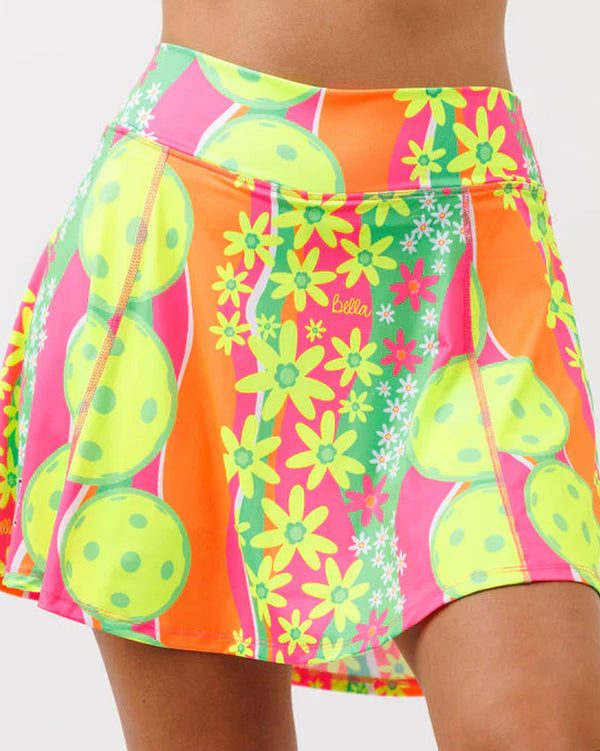 Pickleball Bella A-line Skort Daisy