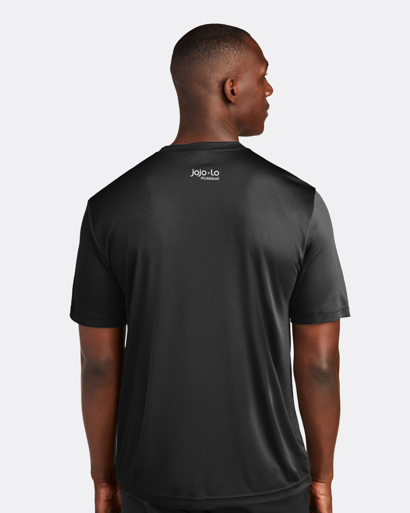 Thank God For Pickleball T-Shirt Men's Black Performance Fabric