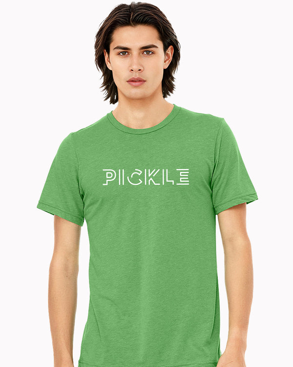 Pickle Pickleball T-Shirt Green Trilend Fabric