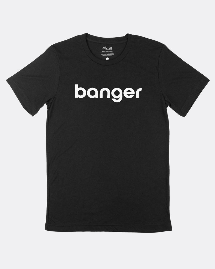 Banger Pickleball T-Shirt Black Triblend Fabric
