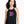 Glitter Flake Dink Like A Girl Pickleball Halter Tank Top Women's Black Tri-Blend Fabric
