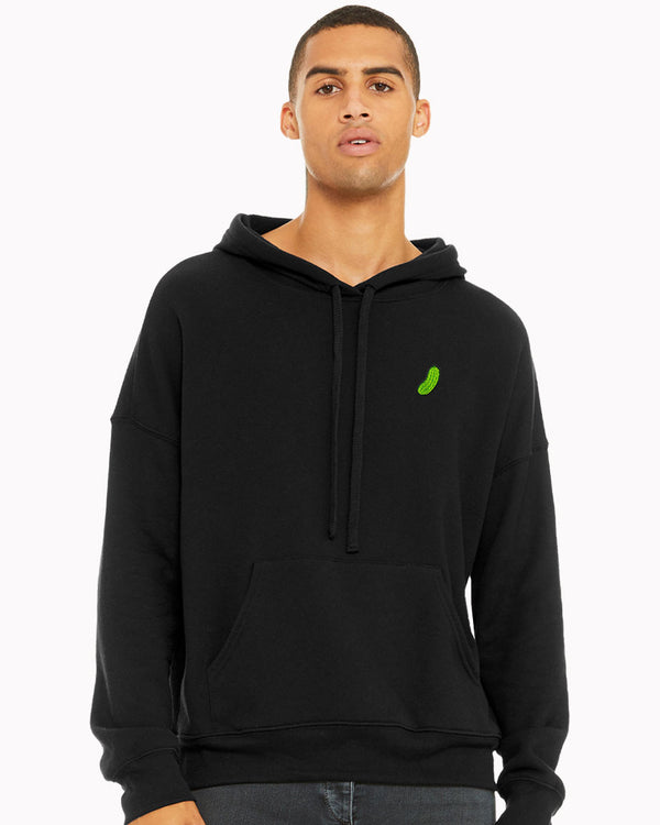 Gherkin Pickleball Pullover Hoodie Black