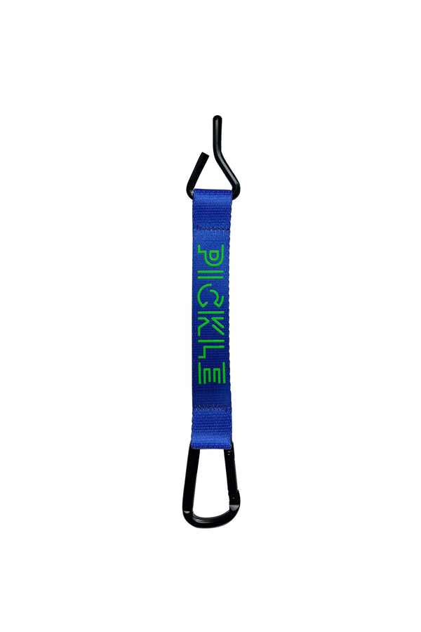 Pickle Fence Hook For Pickleball Bag Royal Blue Polyester Strap