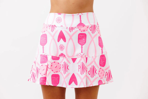 Pickleball Bella Drop Pleat Skort Hope