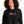 Love Pickleball Crop Hoodie Women's Black