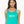 Love Pickleball Tank Top Women's Teal Tri-Blend Fabric