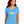 Love Pickleball V-neck T-shirt Women’s Carolina Blue Performance Fabric