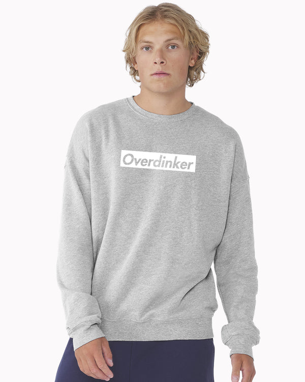 Overdinker Drop Shoulder Sweatshirt Athletic Heather