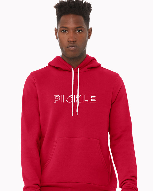 Pickle Pickleball Pullover Hoodie Red