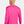 Glitter Flake XOXO Pickleball Long Sleeve T-Shirt Pink Performance Fabric