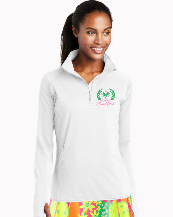 Pickleball Social Club 1/4-Zip Pullover