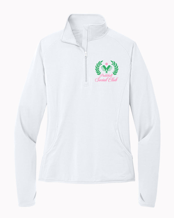 Pickleball Social Club 1/4-Zip Pullover