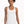 Silver Foil Pickle Pickleball Tank Top Women's White Performance Fabric