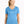 Statement Pickleball V-neck T-shirt Women’s Carolina Blue Performance Fabric