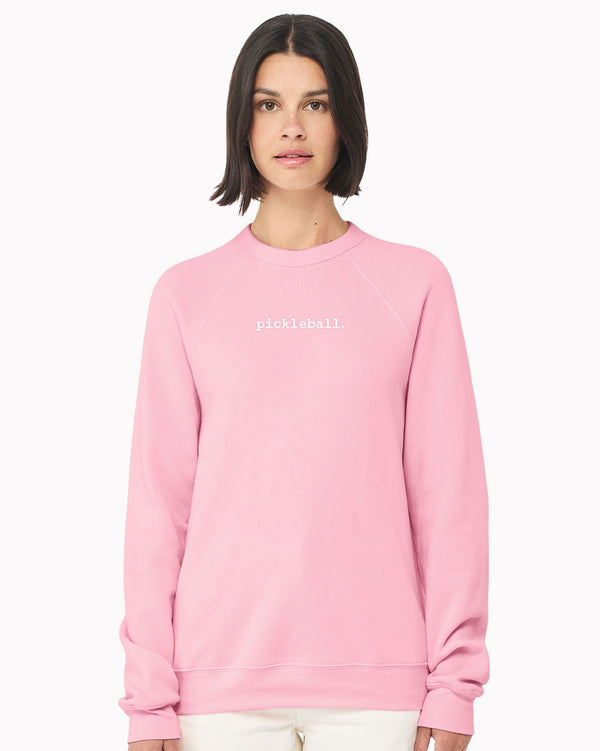 Statement Pickleball Drop Shoulder Sweatshirt Pink