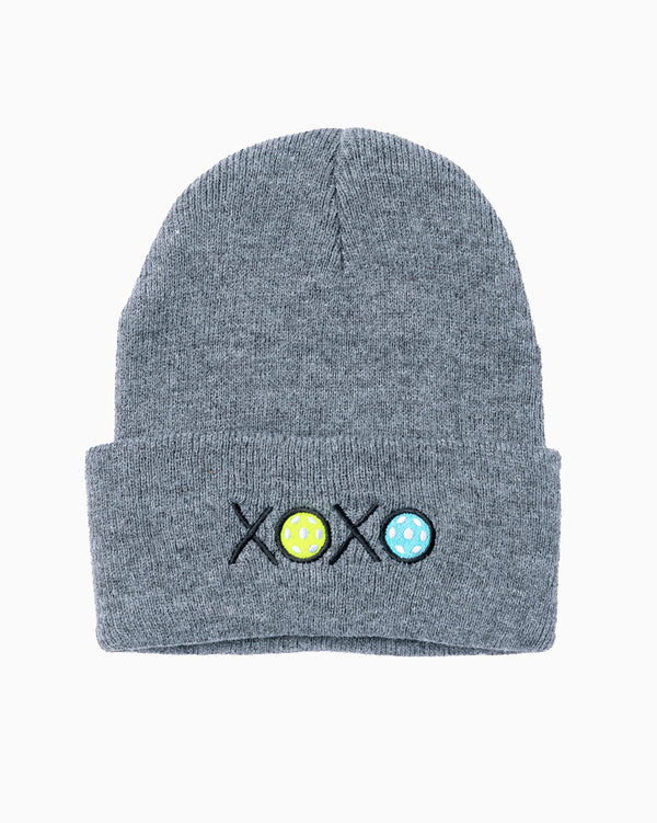 XOXO Pickleball Beanie Grey