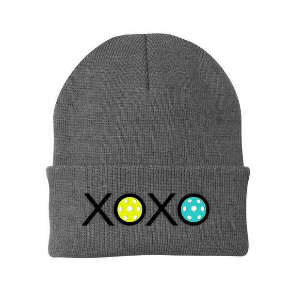 XOXO Pickleball Beanie Grey