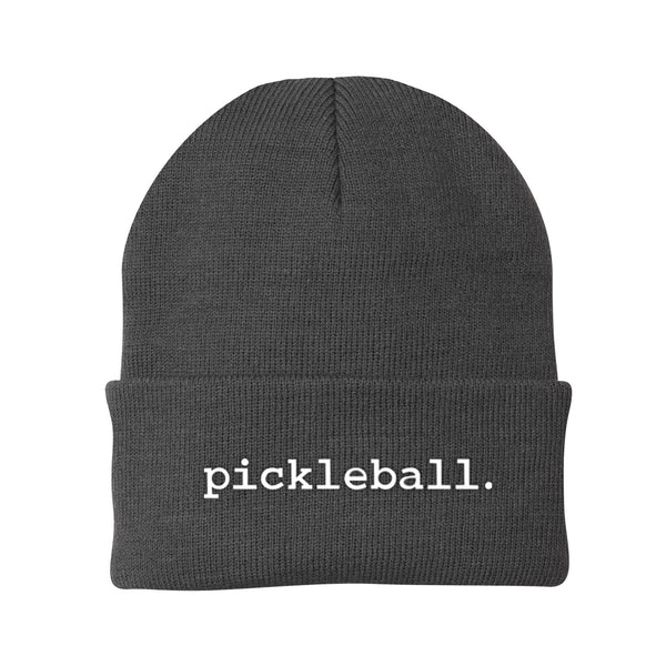 Statement Pickleball Beanie Grey
