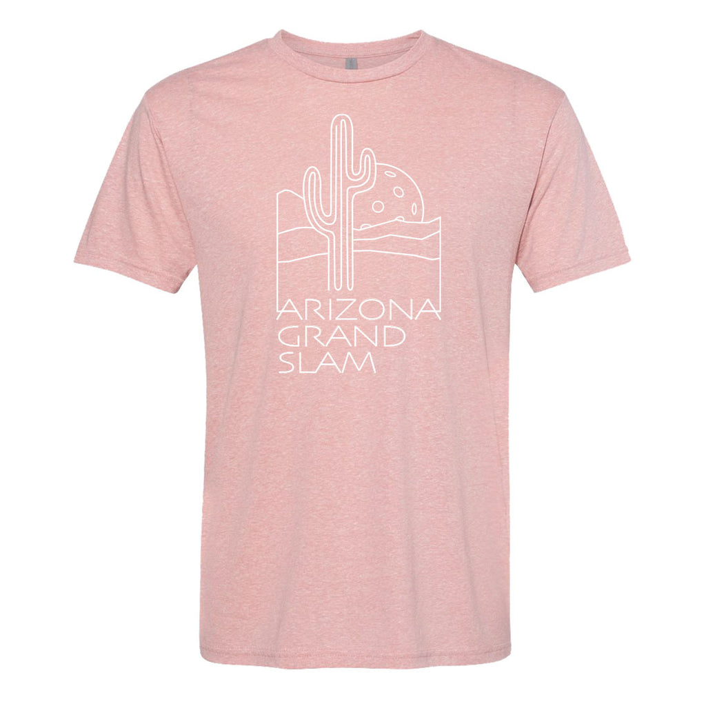 Arizona Grand Slam Pickleball T-Shirt Orchid Tri-Blend Fabric